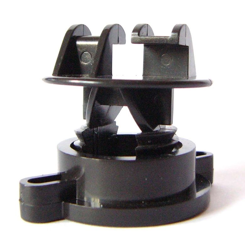 Black PP Small Rod Post Insulator for Electric Fencing System