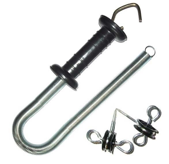 Economy Spring Gate for Wood Posts/Gate handle spring kits for electric