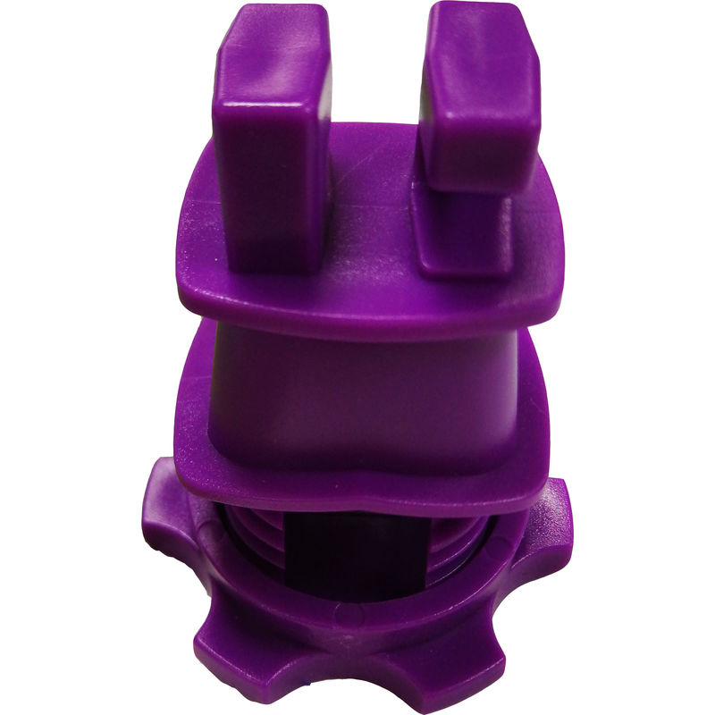 Purple HDPE Screw Tight Round Post Insulator with UV inhibitors for