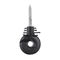 Ring Insulator with Knurled Steel Black Electric Fencing Wood Post Insulator Screw-In Ring Insulator