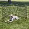 42 Inch Outdoor Pet Fence Metal Rhombus Dog Playpen Fence