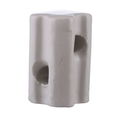 Porcelain Insulation 9mm Hole End Strainer Insulator