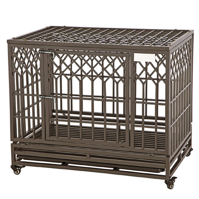 Sustainable Animal Collapsible Pet Crate Cage Steel Frame Kennel Dog Cage