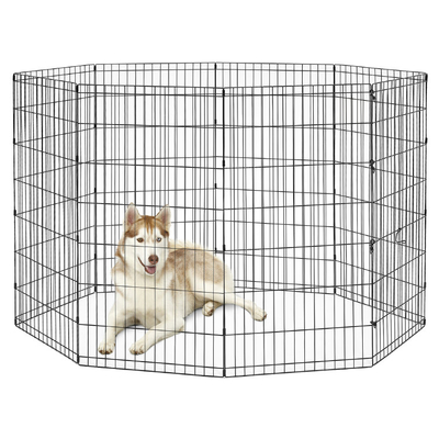 Large Outdoor Iron Pet Kennel Fence Pet Boundary Fence Rhombus Shape