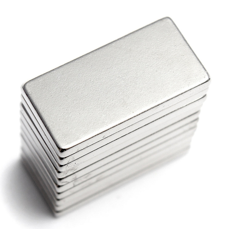 Rectangular Metal Small Neodymium Rare Earth Magnet Bars For Refrigerator Crafts