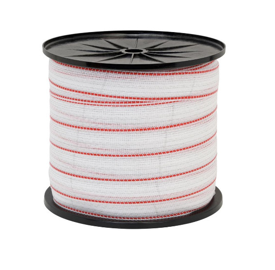 High Visibility Electric Fence Poly Tape Twisted Poly Pro 8 Stainless Steel Conductors