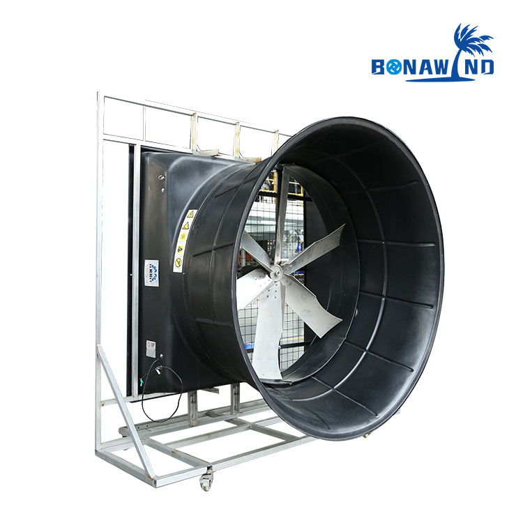 129kg Industrial Exhaust Fan With 2185*2185*885mm And 345r/Min Rotation Speed