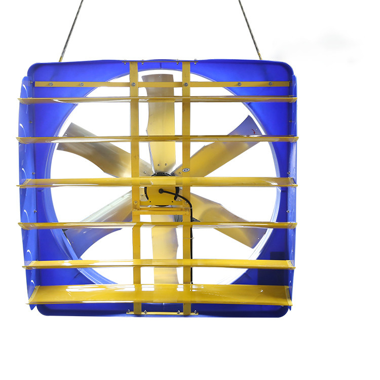 Strength Double Layer PE Livestock Circulation Fan 1830mm Blade Diameter 6.2m/s Wind Speed