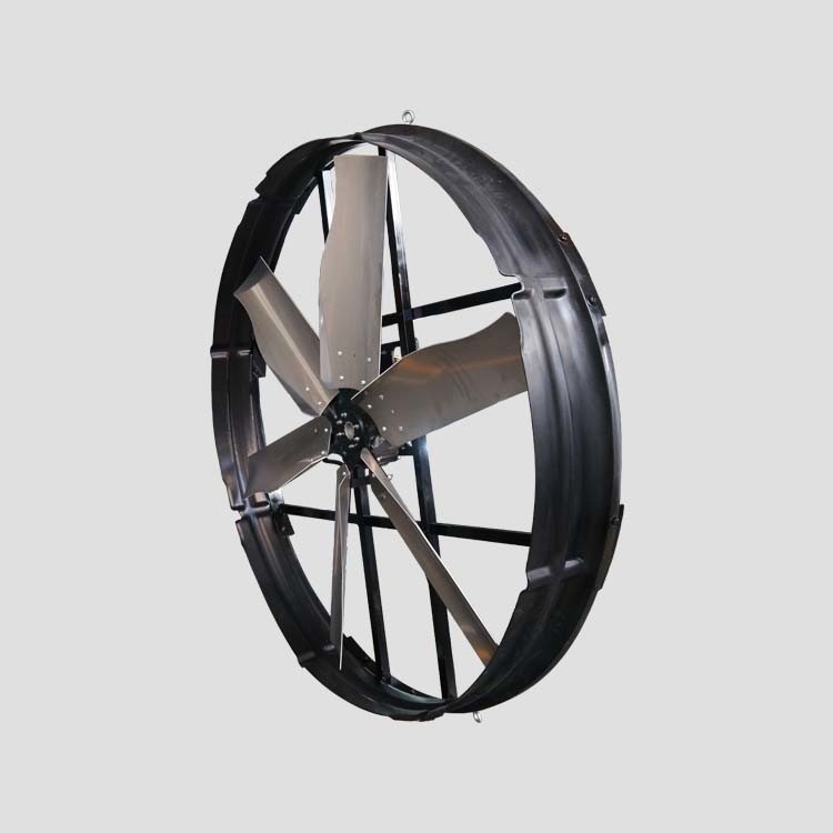 Power Livestock Ventilation Fans For Poultry Cooling 6.2m/s Wind Speed 2kW Rated Power