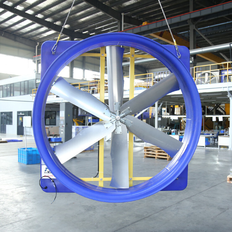 Modern Livestock Ventilation Fan 2000W 6.2m/s Wind Speed for Poultry Cooling