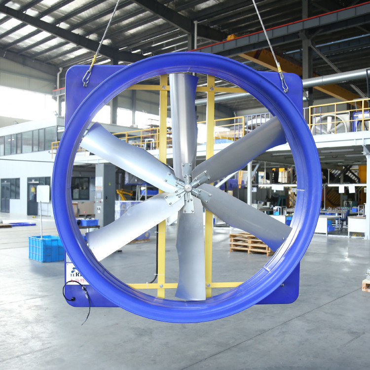 Modern Livestock Ventilation Fan 2kW 6.2m/s Wind Speed for Poultry Cooling