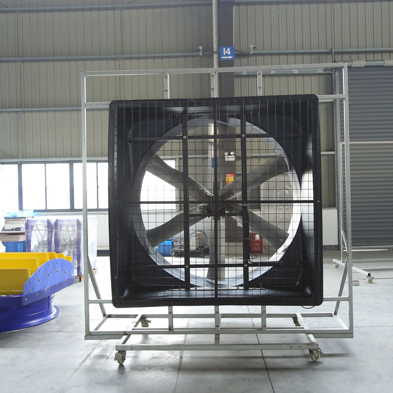 Industrial Exhaust Fan 120000m3/h Max Airflow 72 Inch Diameter Blade 3.5A Current Intensity