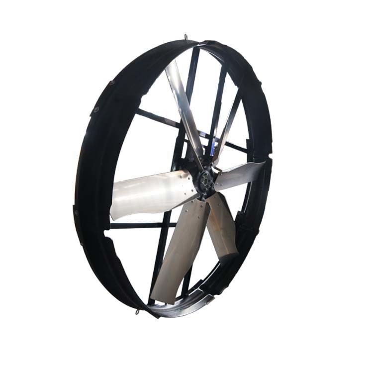Power Industrial Exhaust Fan with 2000W Input 345r/min Rotation Speed 20%-100% Speed Control