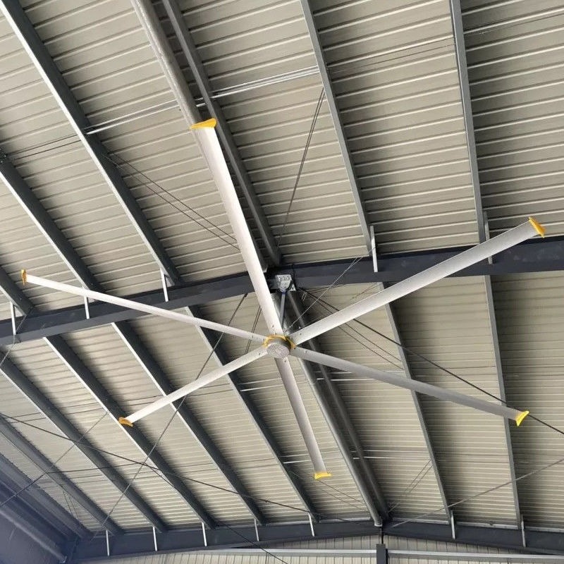 IP55 Outer Rotor Permanent Magnet Industrial Ceiling Fan with Max Airflow 15000m3/min