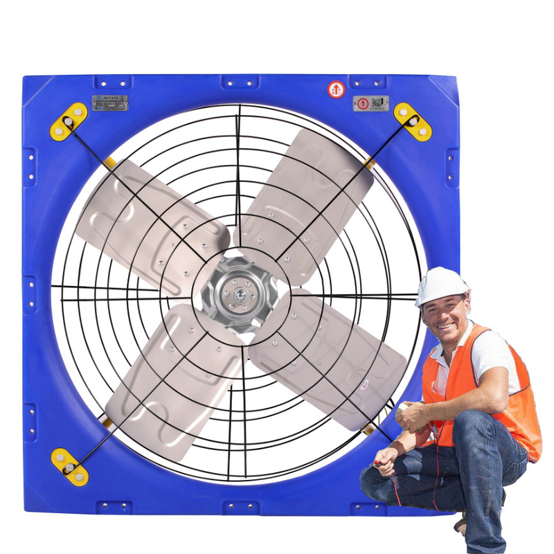 Airflow Circulation Fan PE Frame Livestock Ventilation 38/0.96m Blade Diameter 410w Input Power