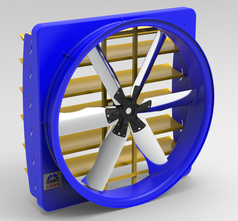 Industrial Circulation Fan For Dairy Farm With 2000w Power And 120193m³/h Airflow