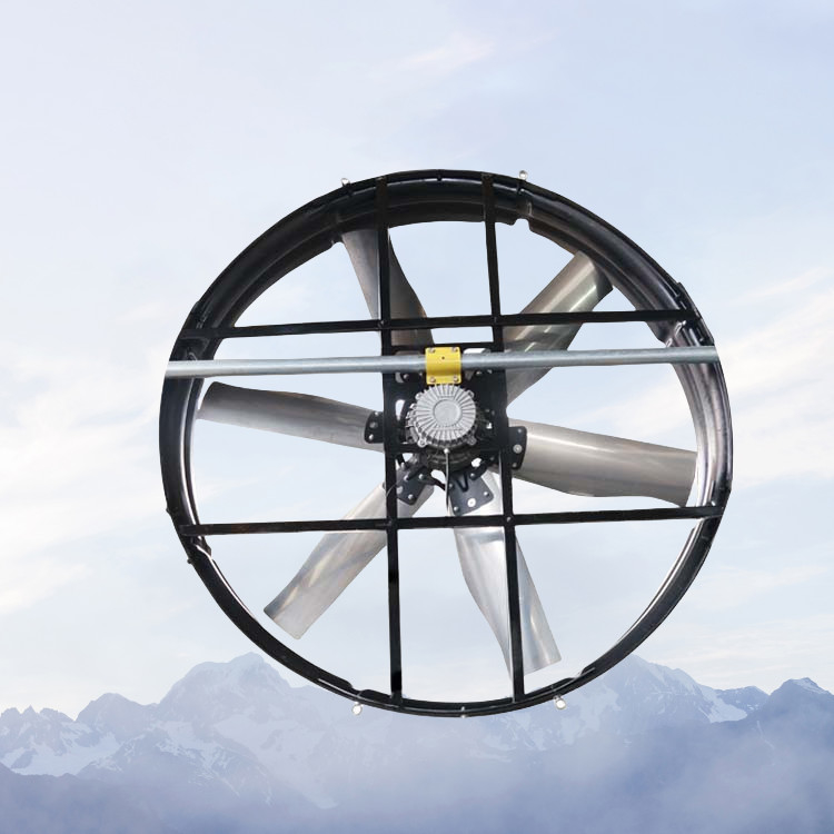Industrial Panel Fan With High Efficiency 3Φ 380V 50Hz Power Supply And 60m3h Outstanding Air Volume