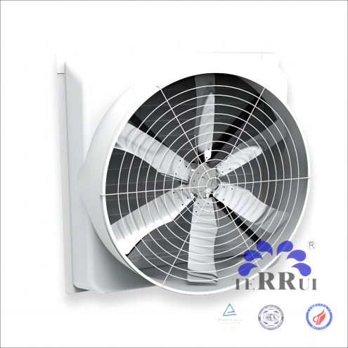 Industrial Exhaust Fan with High-Strength Fiberglass Installed on the Wall and 52.9m³/h Air Volume