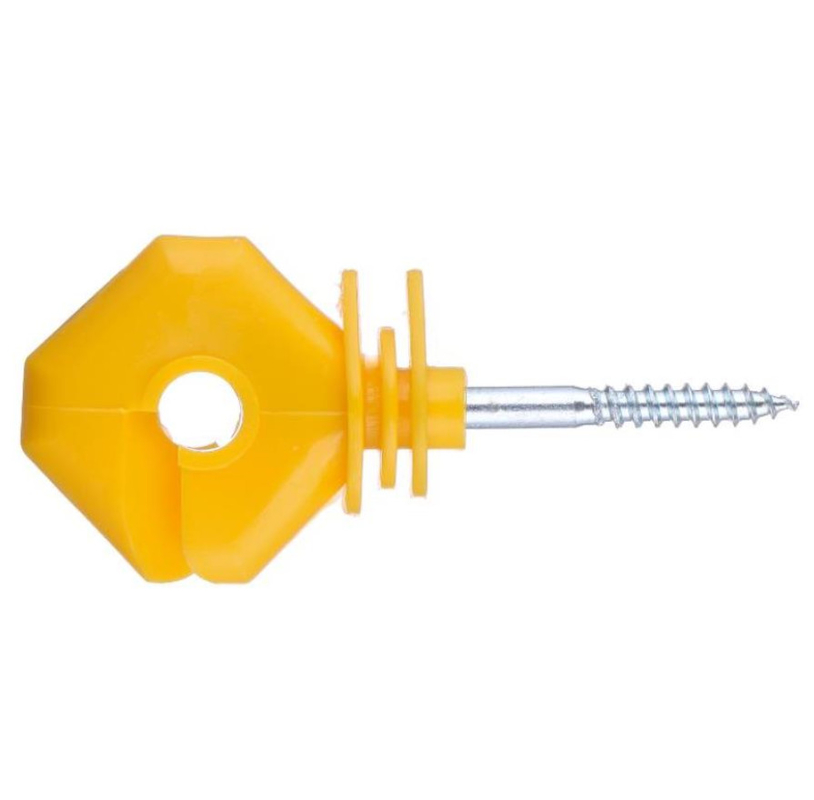 Wood Post Insulators in Black/Yellow Made of Plastic for Enhanced Visibility and Durability