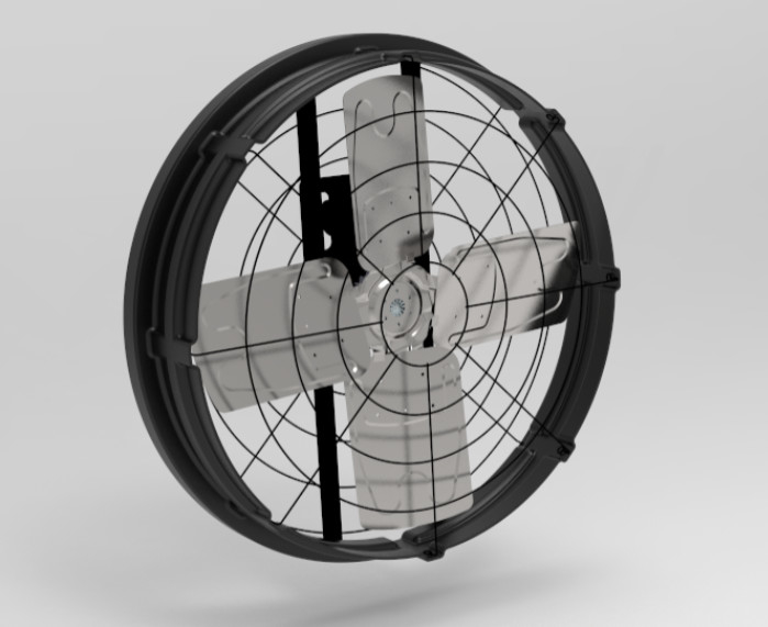 Livestock Barn Fans With Noise≤69dB 1115*1115*285mm Frame Size And 410w Input Power