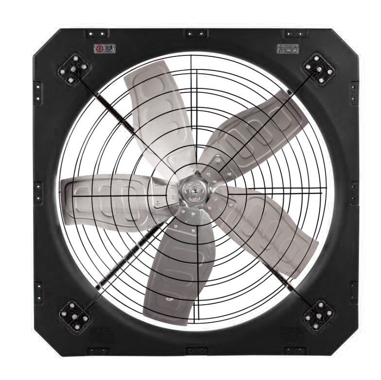 610RPM Rotation Speed Livestock Ventilation Fans with Direct Drive Mode and 50-60HZ Frequency