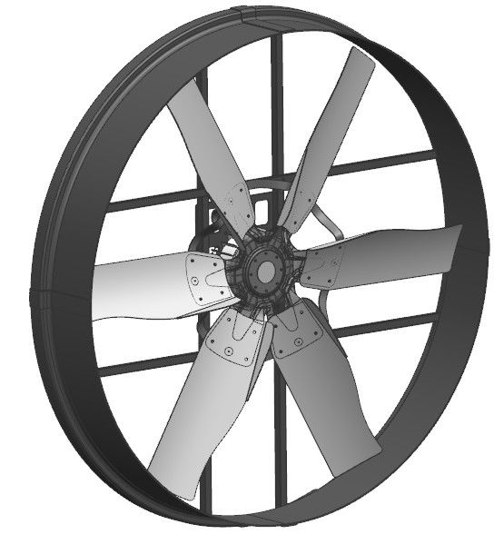Energy Saving And Poultry Fan equipped with Outer Rotor Permanent Magnet Brushless DC Motor