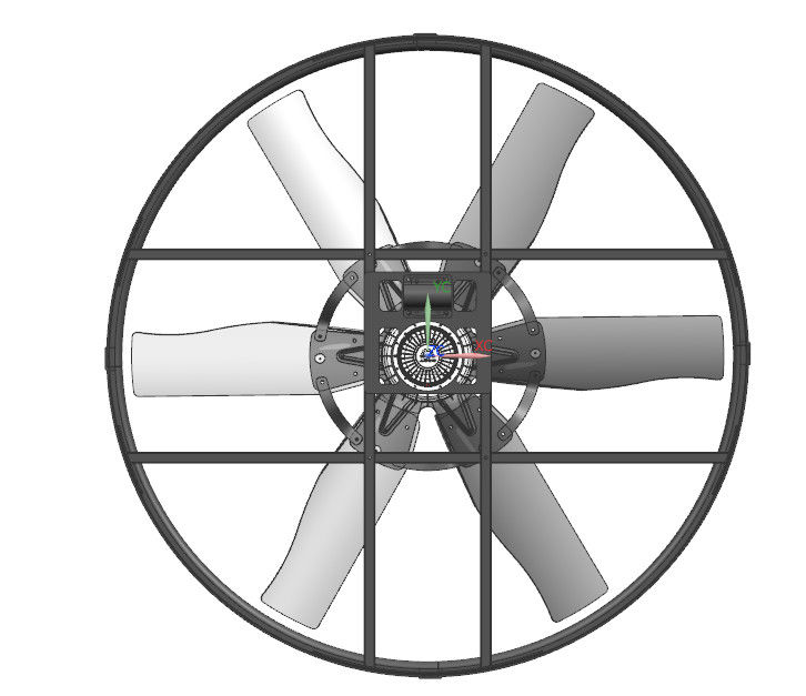 IP55 Protection Level and Energy Saving Livestock Ventilation Fans with Outer Rotor Permanent Magnet Brushless DC Motor