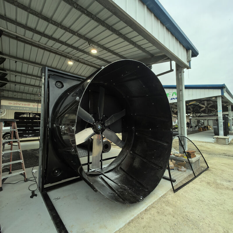 Terrui 98-Inch Heavy-Duty Industrial Exhaust Fan 235000 m³/h IP55 Brushless EC Motor