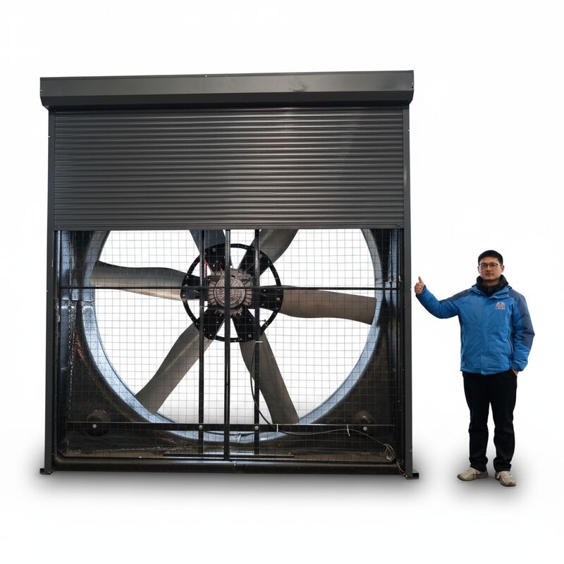Terrui 98-Inch Heavy-Duty Industrial Exhaust Fan 235000 m³/h IP55 Brushless EC Motor