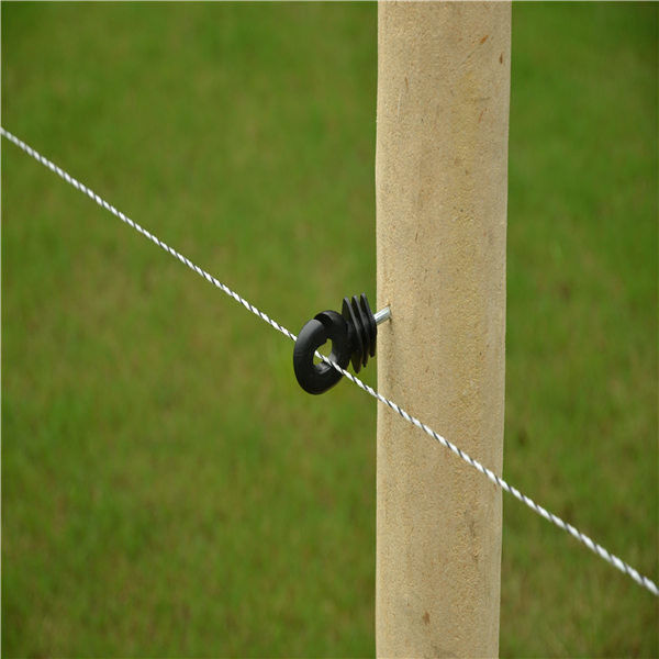 Plastic Distant Laminae Ring Electric Fence Insulators With Black Color