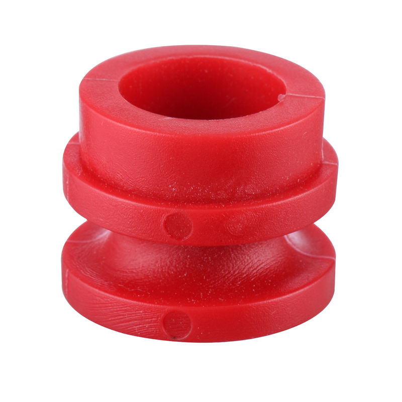 HDPE 5mm Nail Hole Wood Post Bobbin Insulator With 6mm Wire For Electric Fence
