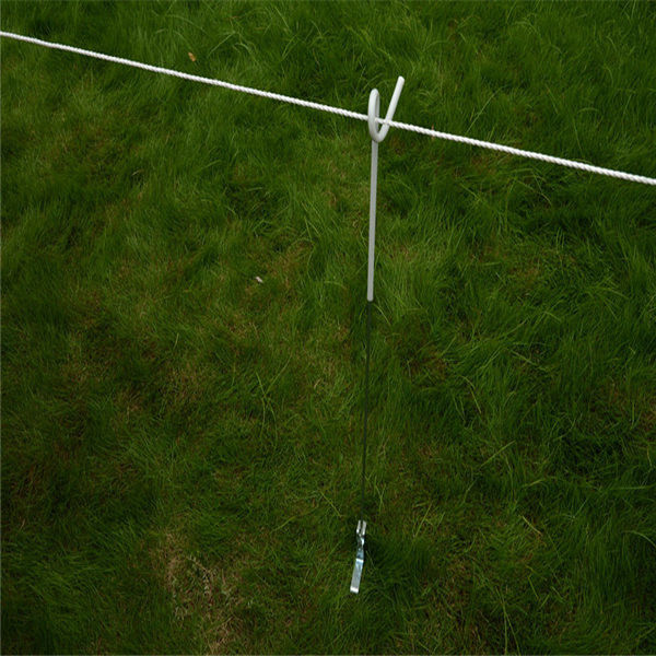 Diameter 6.3mm Pigtail Electric Fence Posts With Smooth Corner