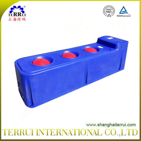 Blue LLDPE Thermo Water Trough 115L 30Gal 225cm Length