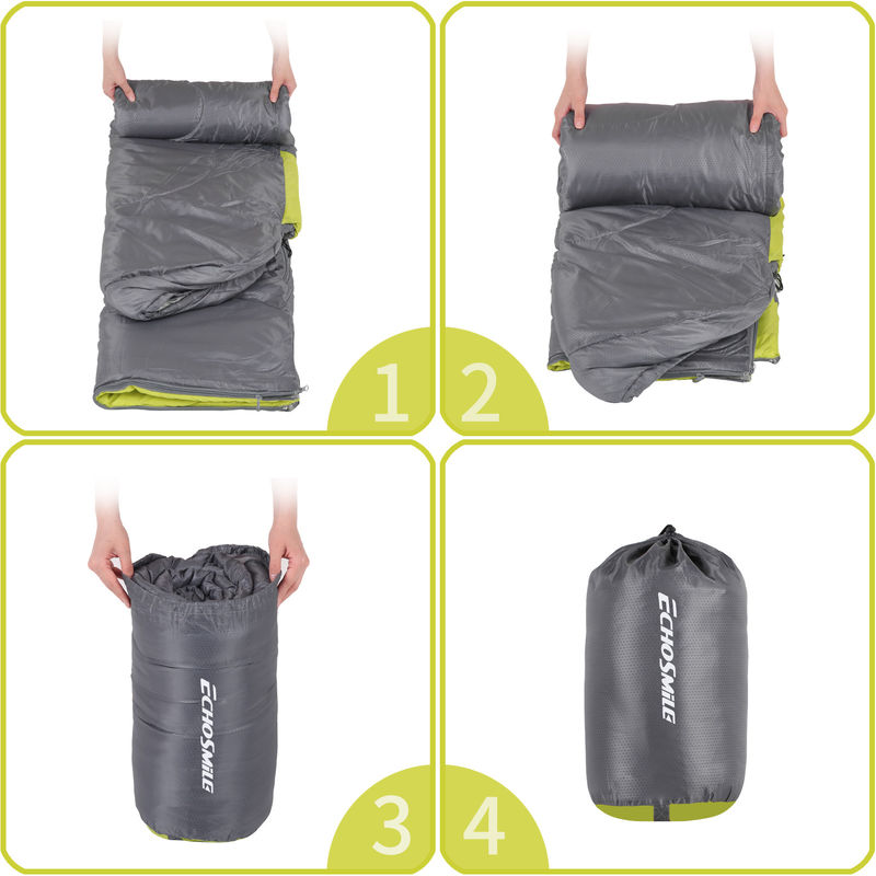 Polyester 190T Single Person Sleeping Bag Nylon Waterproof Sleeping Bag
