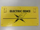 55g Electric Fence Warning Sign