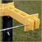 Yellow Snap On Extended T Post Electric Fence Insulator With 5mm Wire