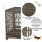Sustainable Animal Collapsible Pet Crate Cage Steel Frame Kennel Dog Cage