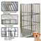 Stainless Pet Dog Cage Fashionable Pet Display Cage With Escape Lock
