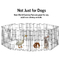 Bedroom Isolation Pet Kennel Fence Combined For 16 Inch Dog