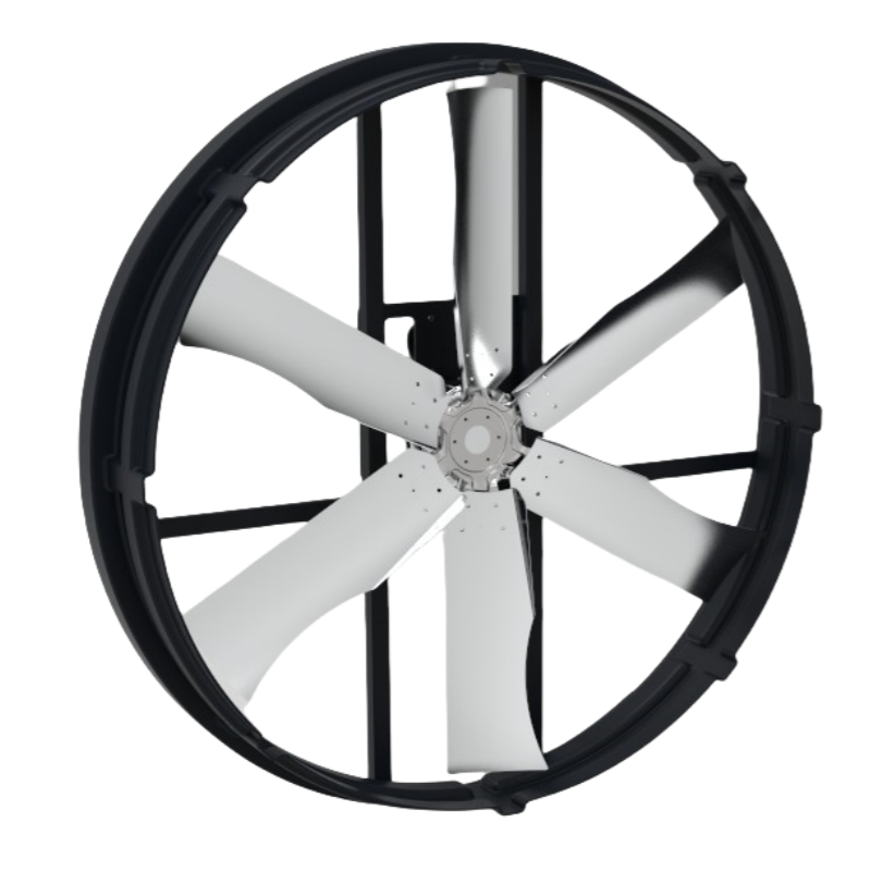 IP55 Protection Level Industrial Fan with 1200W Input Power