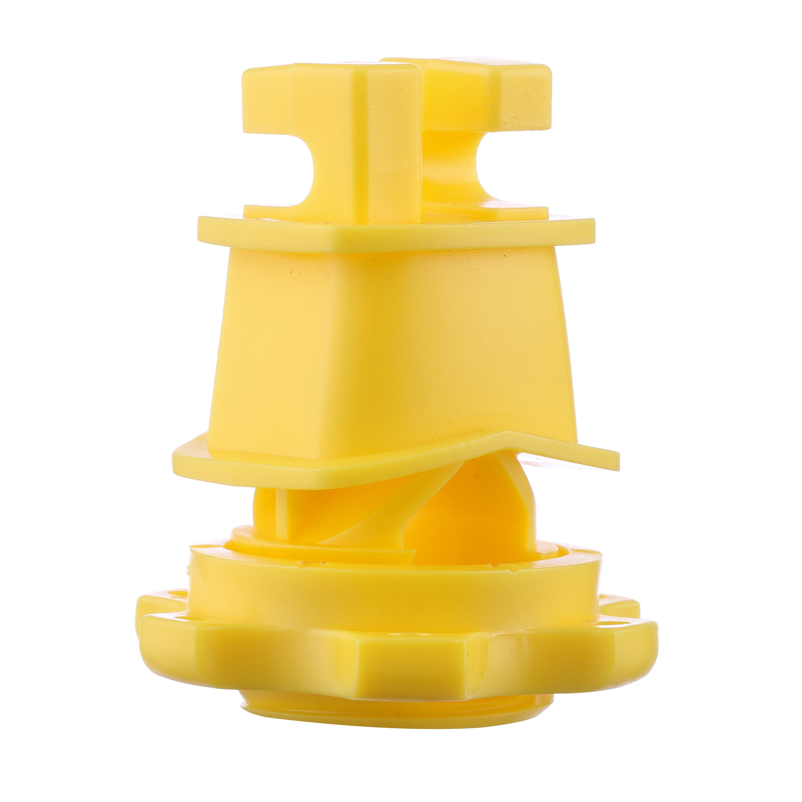 Plastic Material Electric Fence Insulators Screwon Round Post