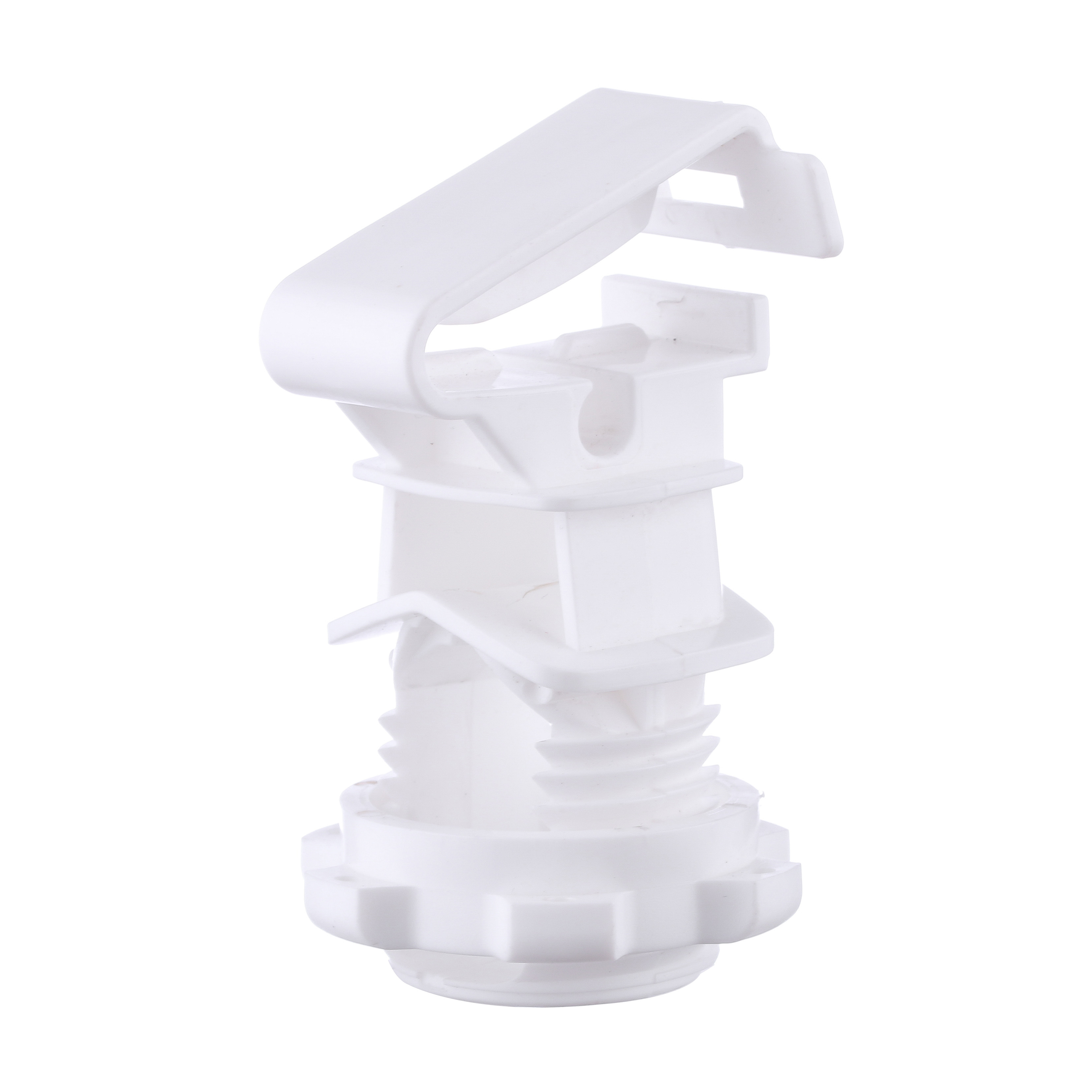 Plastic Material Electric Fence Insulators Round Post Insulator White Color