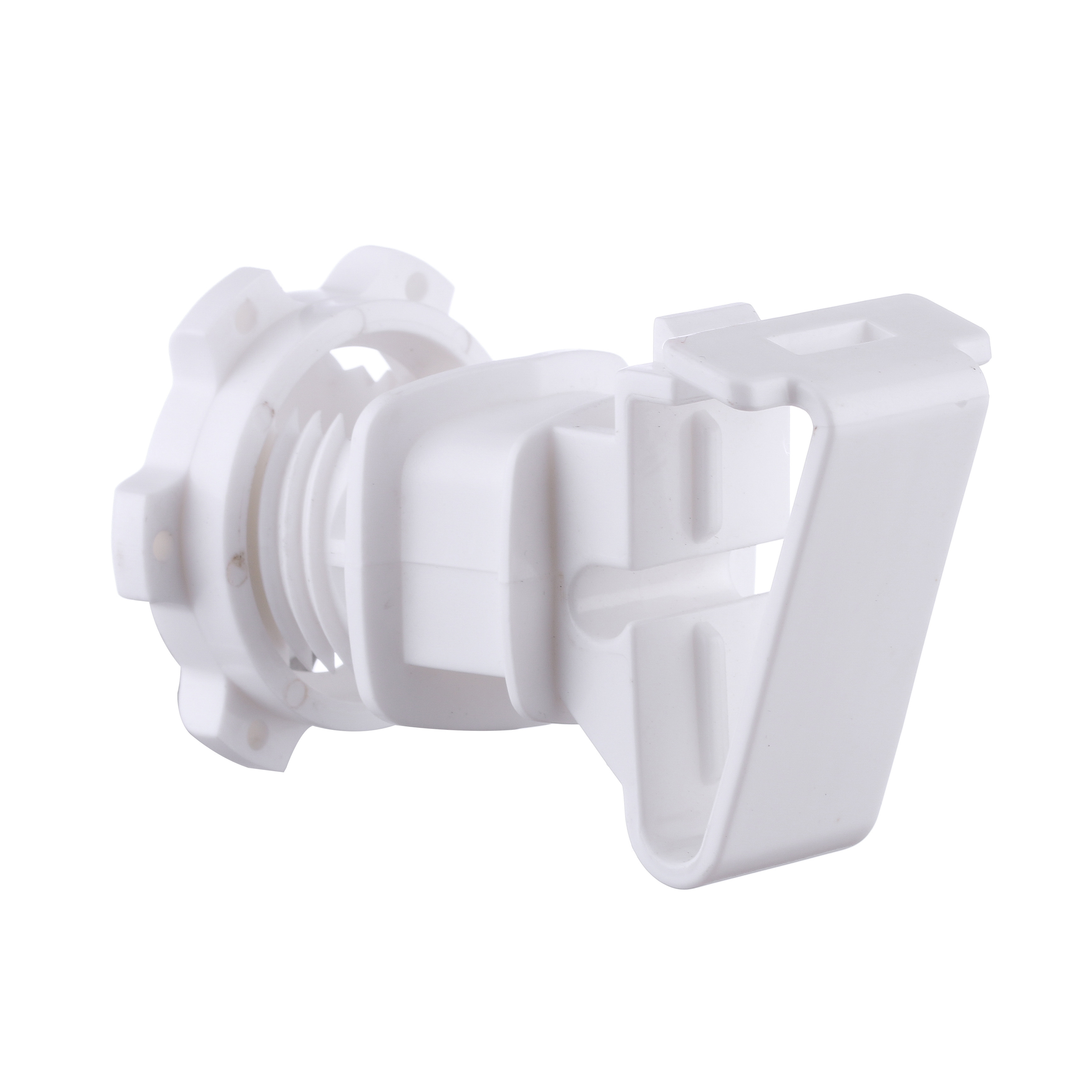 Plastic Material Electric Fence Insulators Round Post Insulator White Color