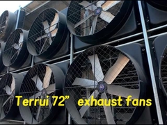 Terrui72 inch industrial exhaust fan power 2500W protection level IP55