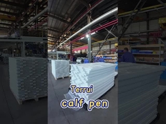 Portable Polyethylene Calf Pen Side Panel Insulated and Weatherproof Dairy Calf Hutches