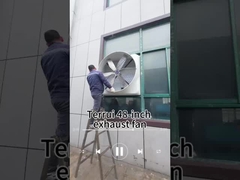 Efficiency 60m3/h Industrial Exhaust Fan 3ϕ/380V/50HZ Power 1.8A Current Intensity