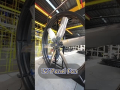 Frame Size 2015*2015*455mm Livestock Ventilation Fans with and Air Volume 120193m3/h