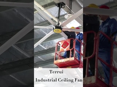 14300m3/min IP55 Outer Rotor Industrial Ceiling Fan with 7300mm Fan Blade Diameter