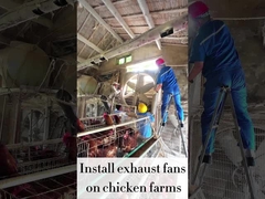 Variable Speed 120cm REFINE Exhaust Fan 56.4m3/h Air Volume 48000m3/h Airflow Capacity