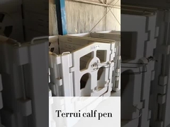Keep Your Calves Warm and Mobile with Insulated Portable Dairy Calf Hutches